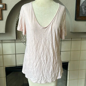 Michael stars pale pink one size T shirt short sleeve